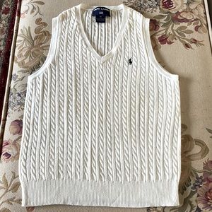 Ralph Lauren Sport Cable Knit Vest